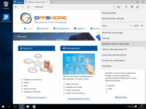 Microsoft Edge gestion des favoris