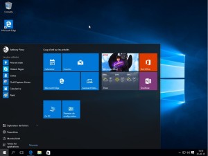 Menu démarrer Windows 10